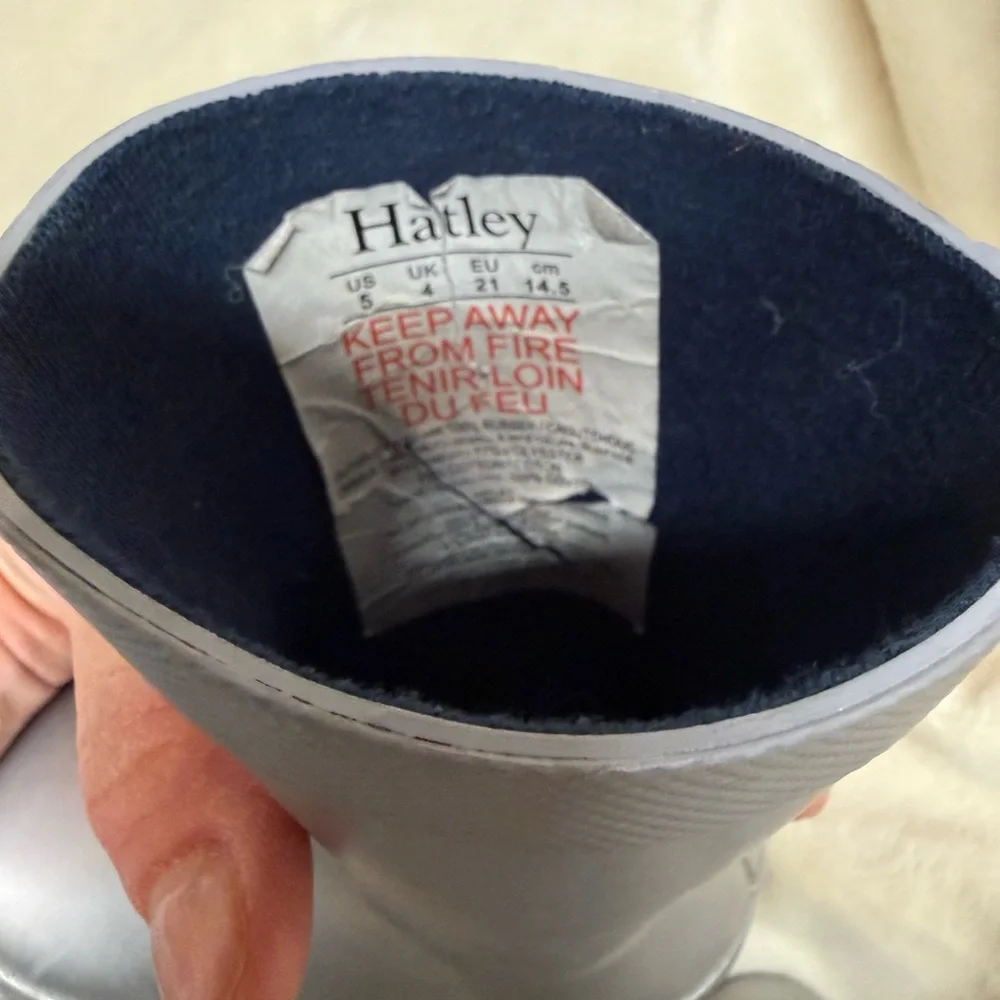Hatley Little Kids Rain Boots Sz 5- Spring, Hunter Rain Boots Like,Gorpcore Kids